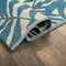 World Rug Gallery Modern Floral Reversible Plastic 3'x5' Green Outdoor Rug 6053GREEN3X5 - alternate 8